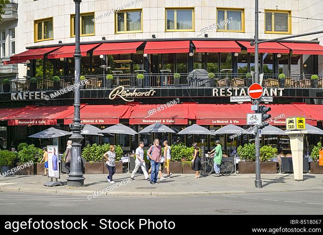 Cafe Reinhards, Hotel Bristol, Fasanenstraße, Kurfürstendamm, Charlottenburg, Berlin, Germany, Europe