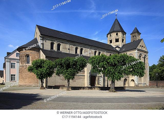 Germany, Dormagen, Rhine, Lower Rhine, North Rhine-Westphalia, Dormagen-Delhoven, monastery Knechtsteden, premonstratensian abbey, Spiritans Order