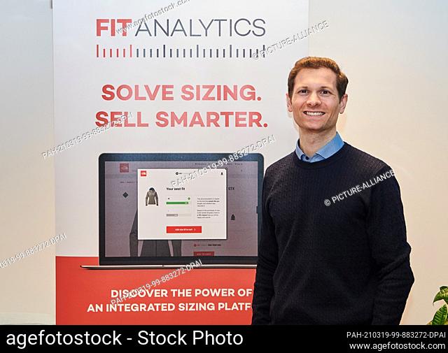 18 March 2021, Berlin: Sebastian Schulze, CEO of FitAnalytics, stands in the offices on Frankfurter Allee. The makers of the photo app Snapchat are...