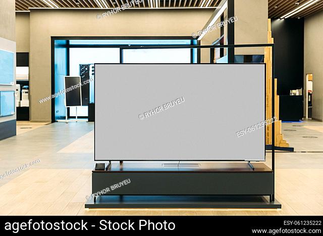 Mockup visual for advertising billboard display. Blank billboards advertising space for mock up purpose OOH ad placement