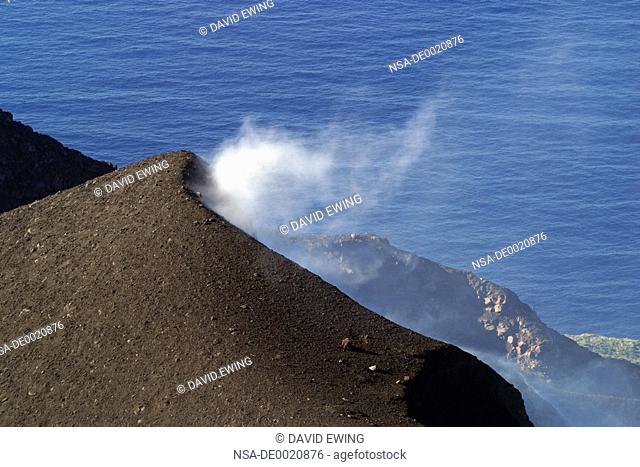 Erupting Volcano, Stromboli, Italy