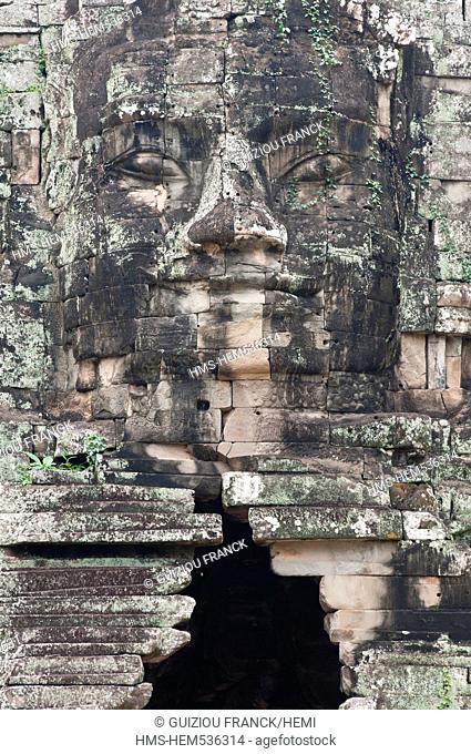 Cambodia, Siem Reap Province, Angkor temple complex, listed as World Heritage by UNESCO, the walled city of Angkor Thom the Great Angkor or the Great city