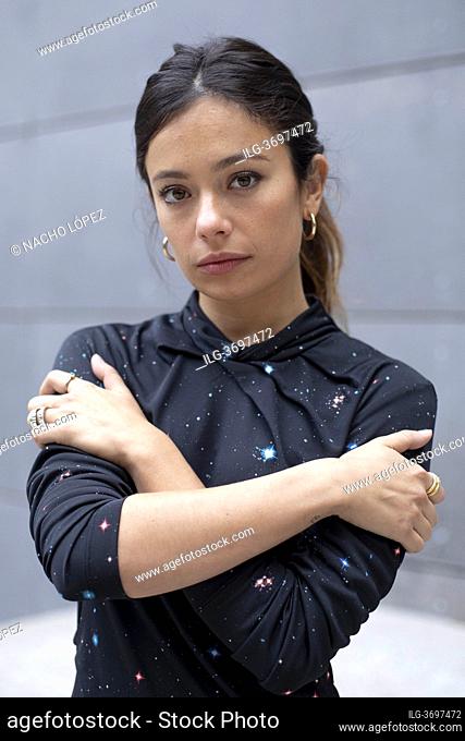 Anna Castillo poses for a photo session on November 8, 2020 in Madrid, Spain