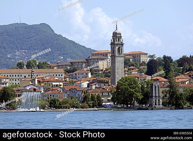 Village view, Verbania-Pallanza, Lake Maggiore, Piedmont, Italy, Europe