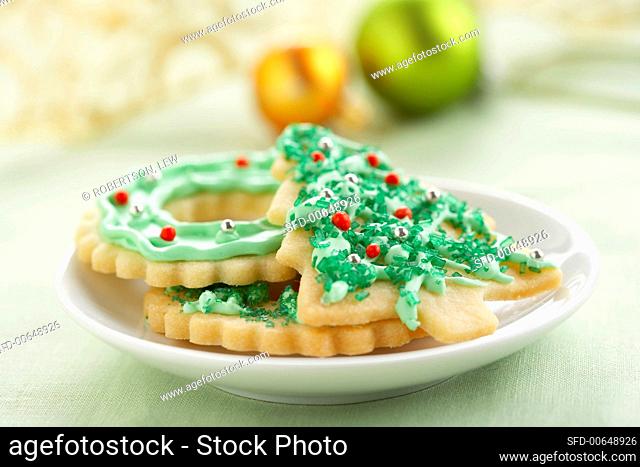 A Plate of Christmas Cookies