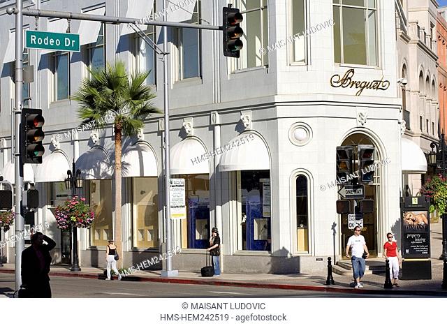 United States, California, Los Angeles, Beverly Hills, Rodeo Drive store, Breguet