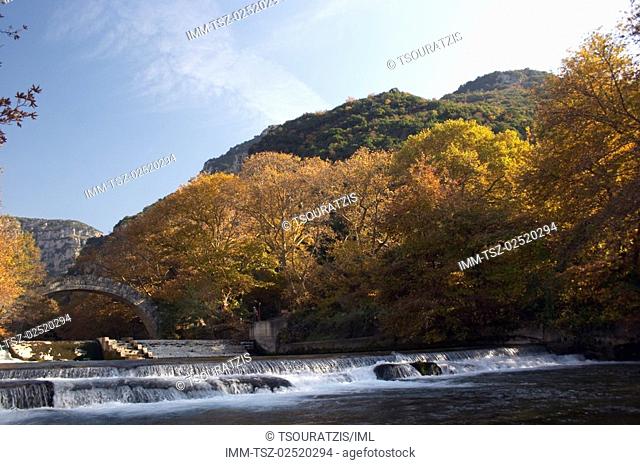 Betwen Voidomatis and Kleidonia villages, river  Zagorohoria, Zagoria, Epiros, Greece