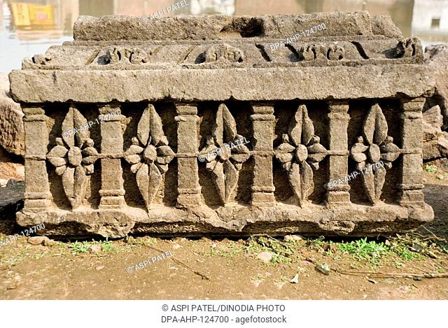 UNESCO world heritage Champaner Pavagadh ; Lakulisha Temple built in 10-11th century AD contains fine images of Lakulisha ; Dakshinamurti ; Brahma ; Vishnu ;...