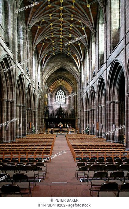 Interior of Chester Cathedral, Cathedral Church of Christ and the Blessed Virgin Mary