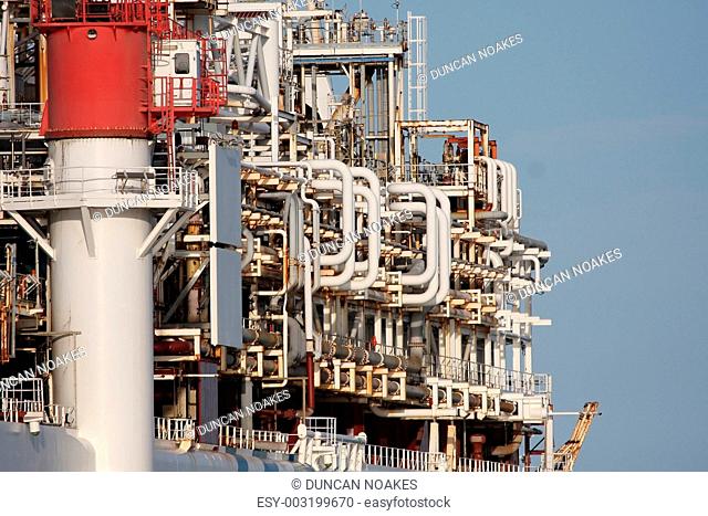 Oil Plant on Ship