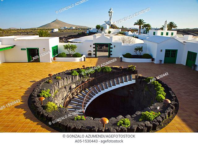 Countryman Monument  Lanzarote  Canary Islands  Spain