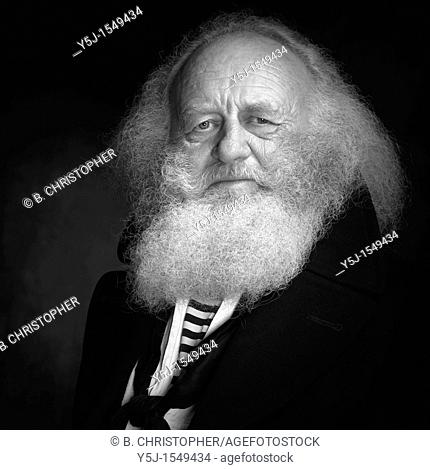 An old man with full beard