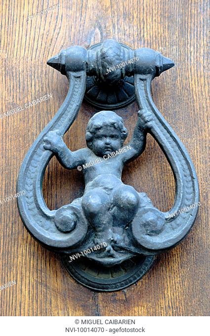 Doorknob Florence, Tuscany, Italy, Europe