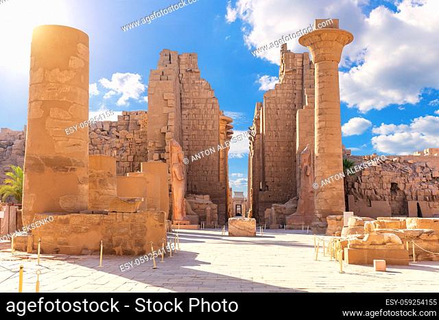 The Great Hypostyle Hall of the Karnak Temple, Luxor, Egypt