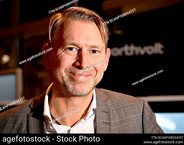 Peter Carlsson, co-founder and CEO of Northvolt photographed in Kiruna, Sweden, January 13, 2023. Photo: Jonas Ekstromer / TT / code 10030