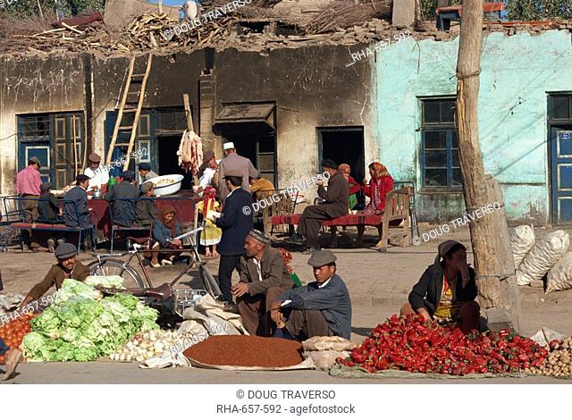 Sunday Market, Kashgar, Xinjiang Province, China, Asia
