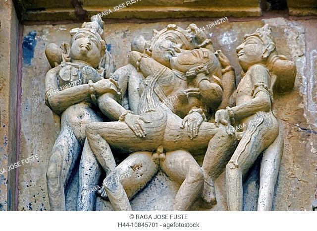 India, Khajuraho city, Madhya Pradesh, UNESCO, World heritage site, Mahadewa Temple, Asia, travel, January 2008, cultu