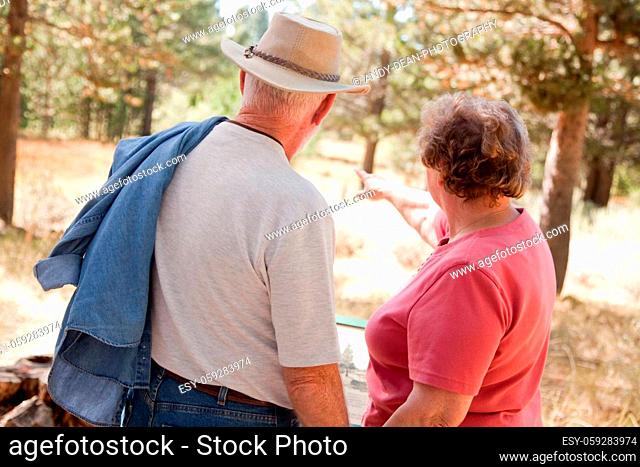 Loving Senior Couple Enjoying the Outdoors Together