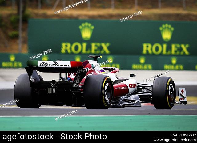 #24 Guanyu Zhou (CHN, Alfa Romeo F1 Team ORLEN), F1 Grand Prix of Hungary at Hungaroring on July 31, 2022 in Budapest, Hungary. (Photo by HIGH TWO)
