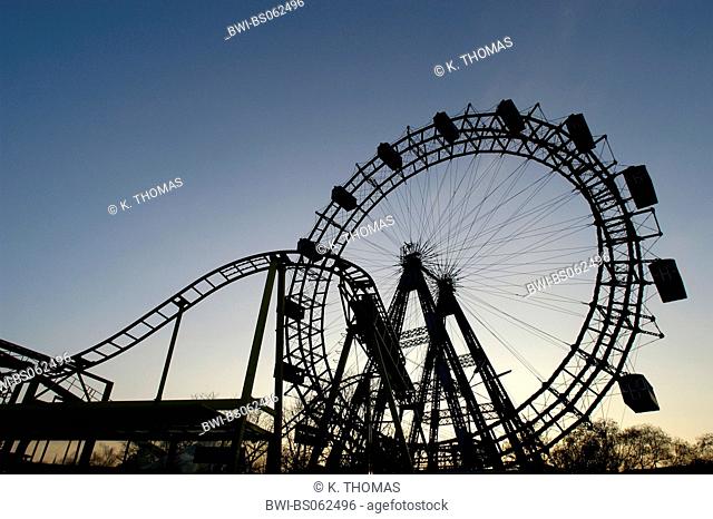 Giant Ferry Wheel, Riesenrad, Prater Vienna, Austria, Vienna, 2. district, Vienna - Prater