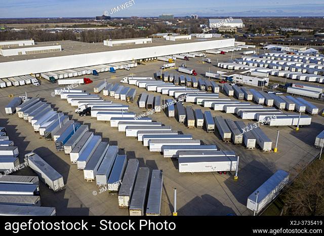 Allen Park, Michigan USA - 15 December 2020 - Lengthy delays of weeks or even months in processing mail are reported at the United States Postal Service's...