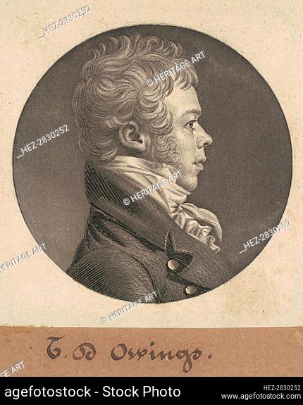 Thomas Deye Owings, 1804. Creator: Charles Balthazar Julien Févret de Saint-Mémin