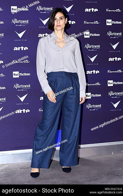 Italian actress Daniela Marra participates in the photocall of Esterno Notte series at Rai Studios. Rome (Italy), November 03rd, 2022