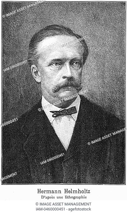 Hermann Ludwig Ferdinand von Helmholtz 1821-1894  German physicist and physiologist  Opthalmascope