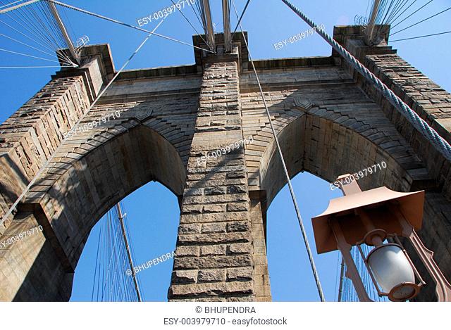 Brooklyn Bridge in Manhattan New York