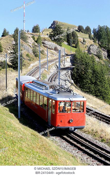 Cable car to Mount Rigi, Switzerland, Europe