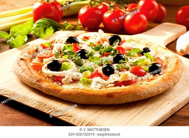 greek style pizza