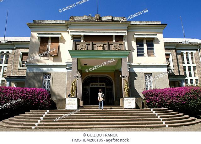 Ethiopia, Addis Ababa, the Ethnographic Museum in the former palace of Emperor Haile Selassie