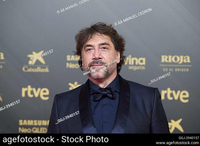 Javier Bardem attends 36th Goya Awards - Red Carpet at Palau de les Arts Reina Sofia on February 12, 2022 in Valencia, Spain