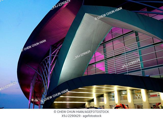 Sphere wall, modern architecture, Modern building, borneo convention center, sarawak