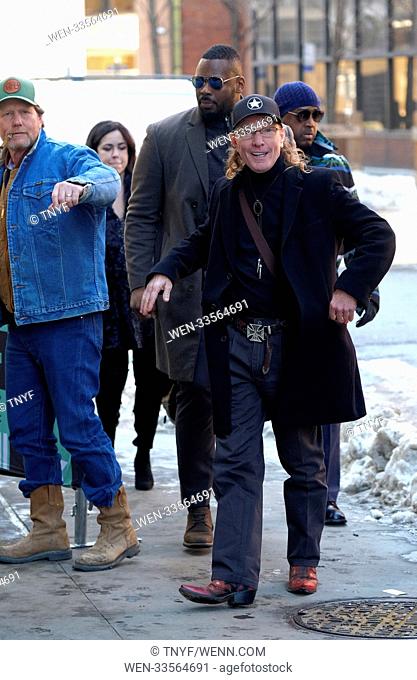 Rooster McConaughey and Wayne 'Butch' Gilliam arrive at AOL Build Featuring: Rooster McConaughey, Wayne 'Butch' Gilliam Where: Manhattan, New York