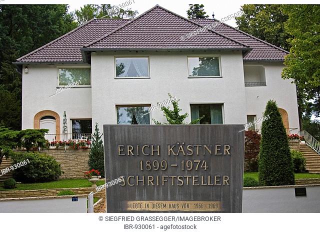 The house in which Erich Kaestner lived, Berlin, Germany, Europe