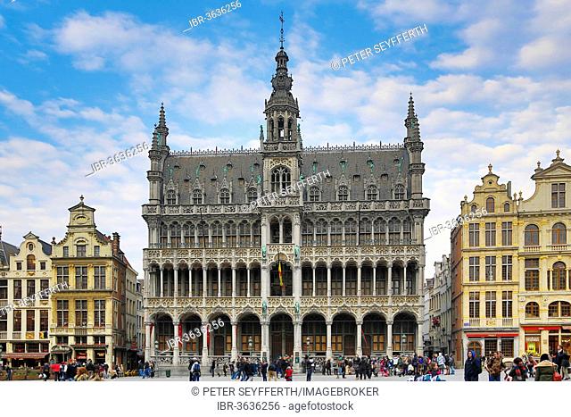 Maison du Roi or Broodhuis on Grand Place or Grote Markt square, Brussels, Brussels Region, Belgium