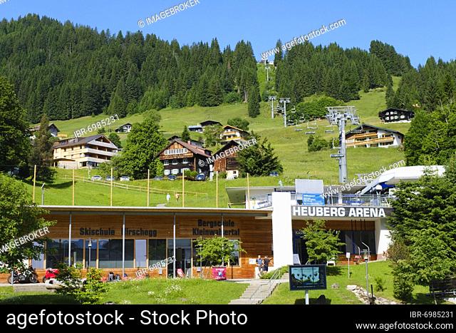 Heuberg Lift valley station, Heuberg Arena, Hirschegg, Kleinwalsertal, Vorarlberg, Austria, Europe