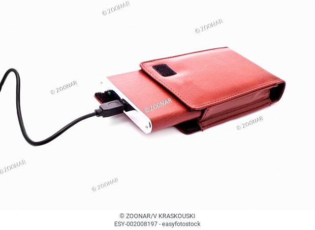 external hdd in leather case