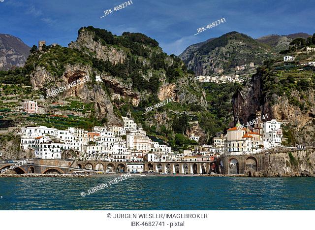 Atrani, Amalfi Coast, Province of Salerno, Campania, Italy