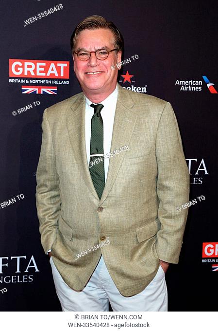 Celebrities attend BAFTA Los Angeles Tea Party 2018 at The Four Season Los Angeles at Beverly Hills. Featuring: Aaron Sorkin Where: Los Angeles, California