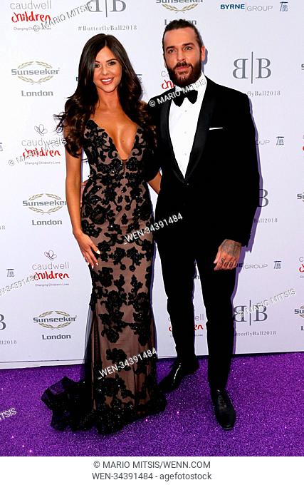 The Caudwell Children's Butterfly Ball 2018 held at the Grosvenor House Hotel, Park Lane - Arrivals Featuring: Shelby Tribble, Pete Wicks Where: London