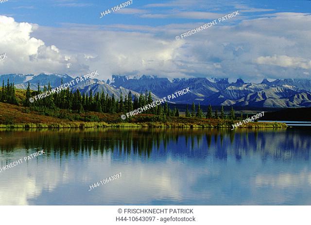 10643097, 6194 ms, evening, Alaska, Alaska, rank, mountains, blue, sky, Denali national, park, highest, top, mountain of North