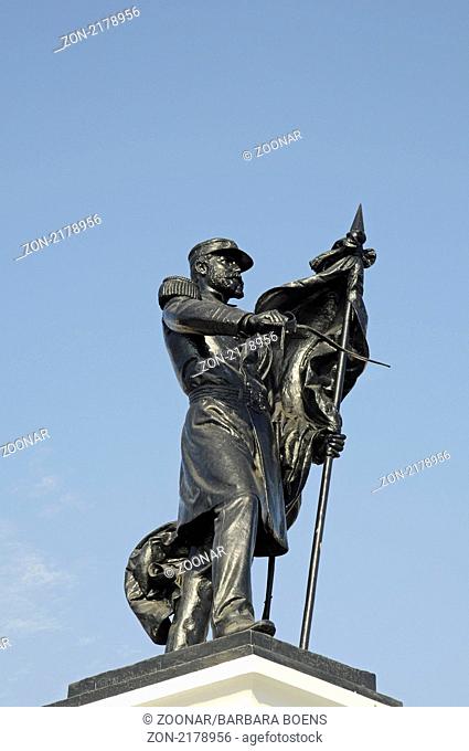 Arturo Prat Chacon, national hero, Nationalheld, memorial, Denkmal, Iquique, Norte Grande, northern Chile, Nordchile, Chile, South America, Suedamerika