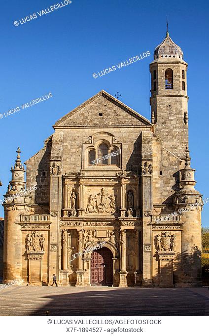 Sacra capilla del Salvador, Church of the Salvador 16th century in Plaza de Vázquez Molina, Úbeda  Jaén province  Andalusie  Spain