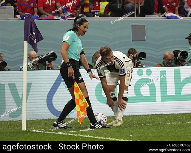 December 1st, 2022, Al Bayt Stadium, Doha, QAT, World Cup FIFA 2022, Group E, Costa Rica vs Germany, in the picture linesmanin Karen Díaz (Mexico)