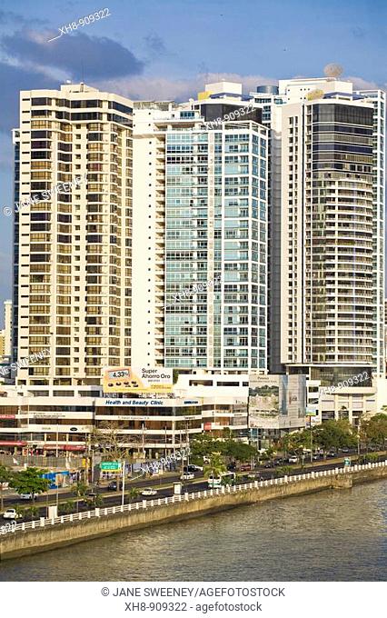 Avenue Balboa city skyline, Panama City, Panama