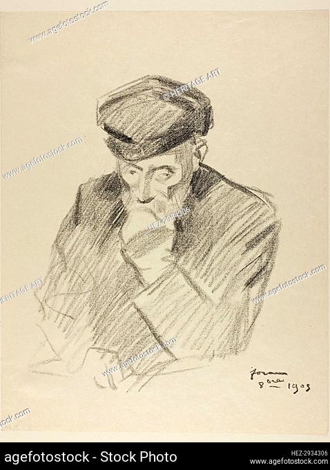 Portrait of Renoir, Fourth Plate, 1905. Creator: Jean Louis Forain