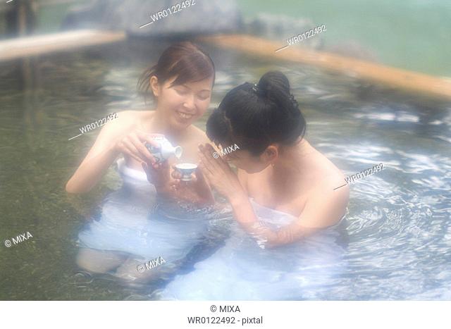 Japanese girl bath