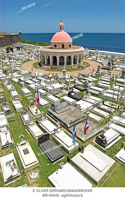 Cemetery at El Morro fortress, San Juan, Puerto Rico